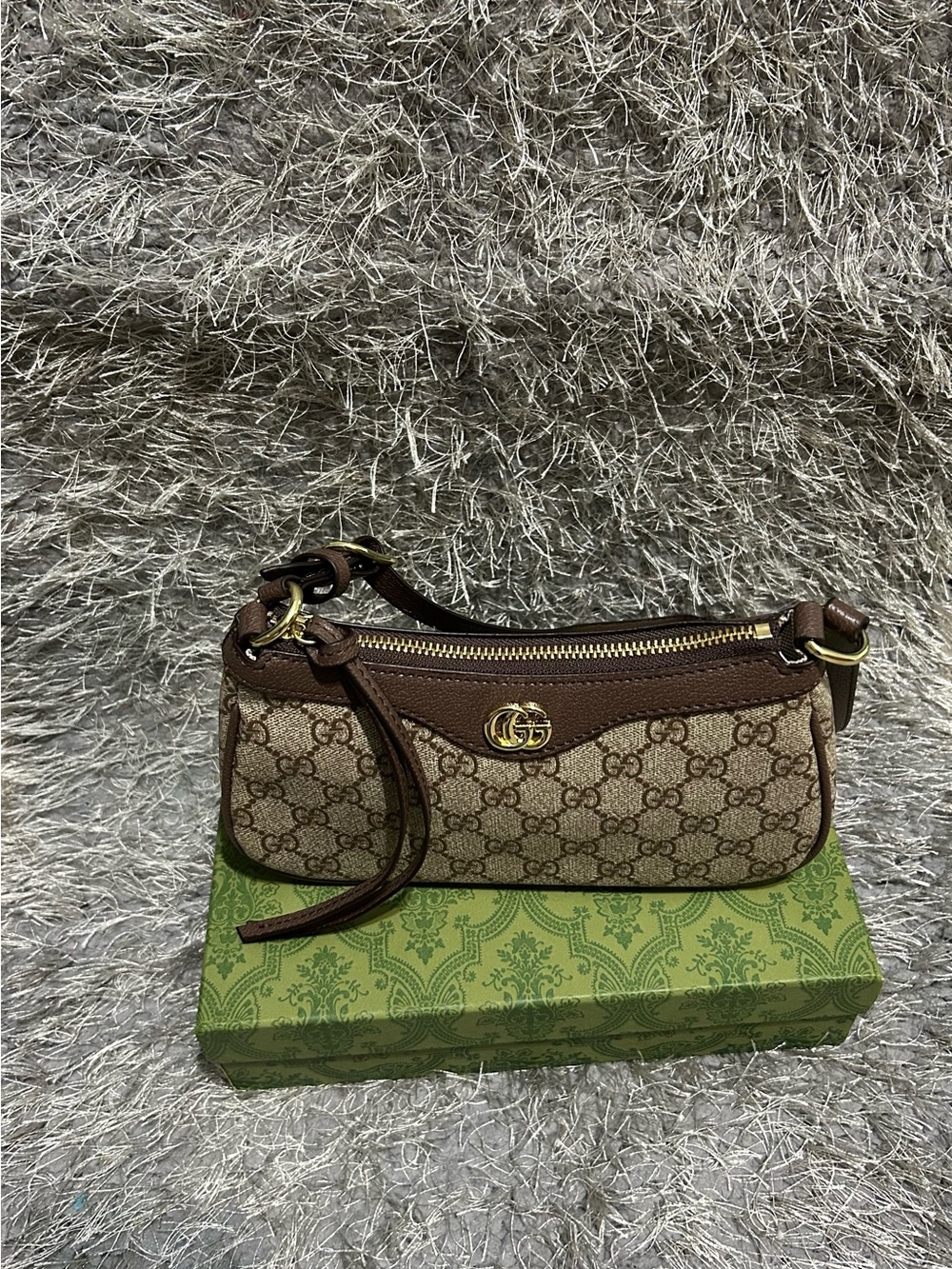 Gucci monogram shoulder bag